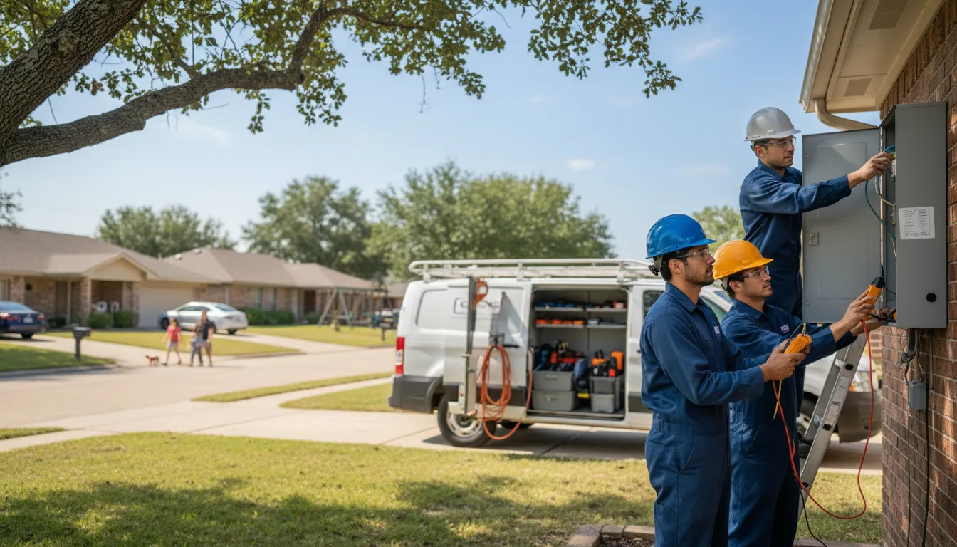 Certified electrician providing emergency electrical services in Iola, WI